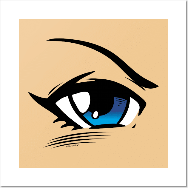 Anime Eye... Wall Art by Illustratorator